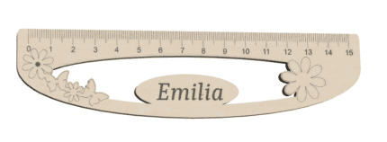 Linijka drewniana 15 cm